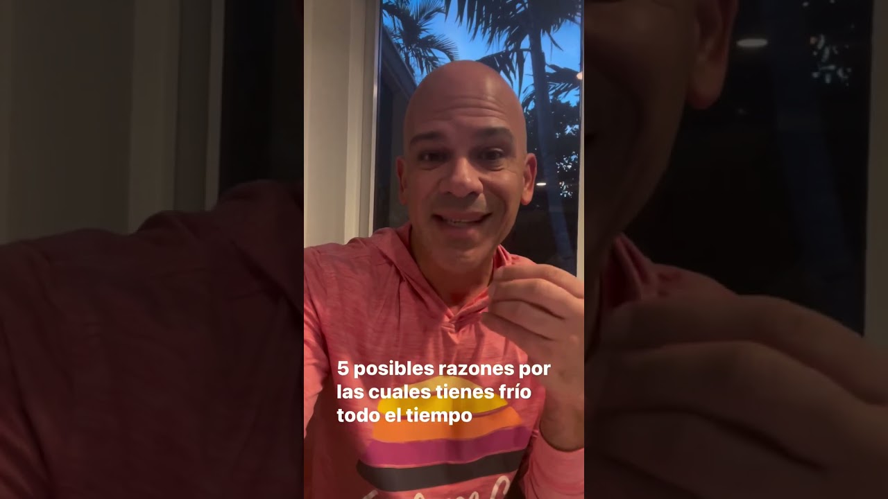 5 posibles razones por las cuales tienes frío todo el tiempo