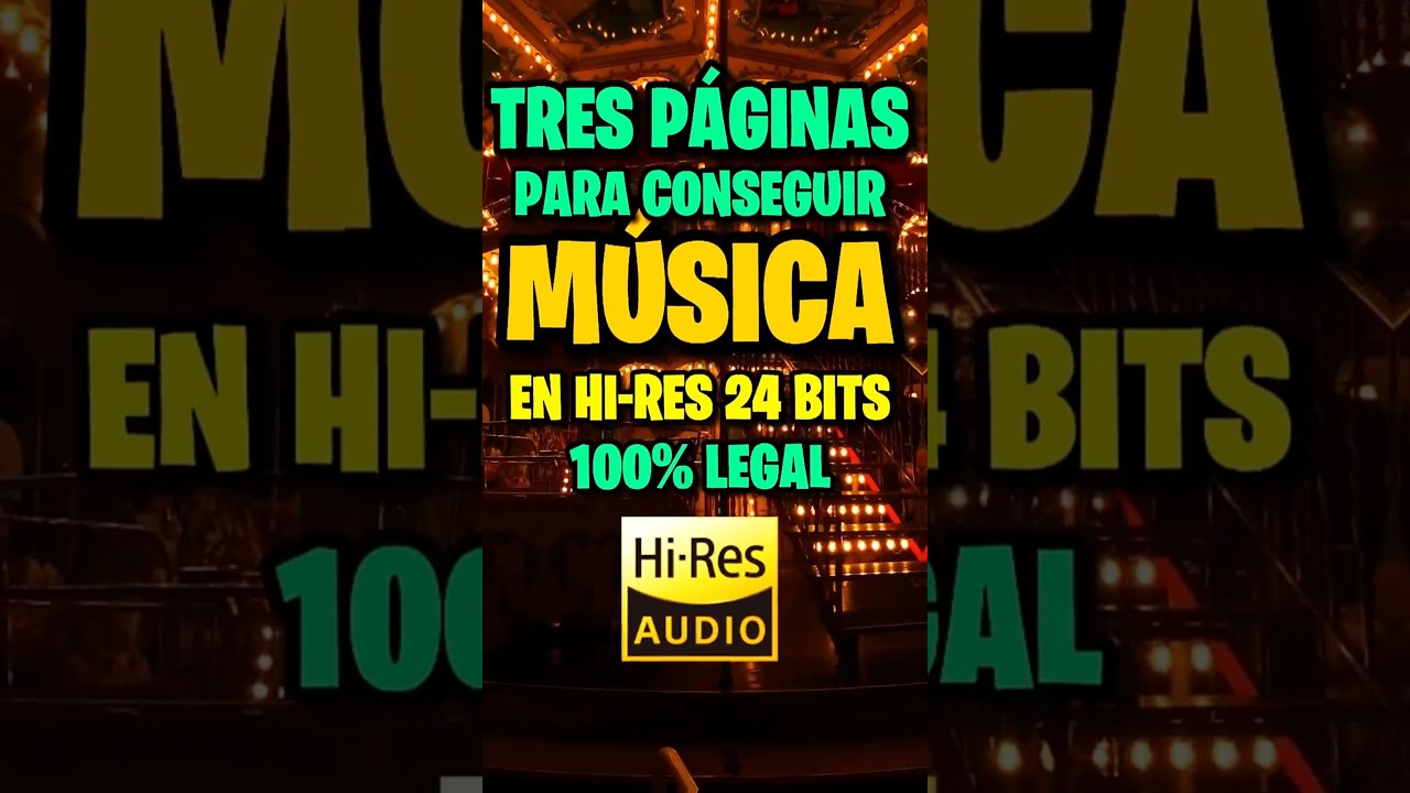 Watch DESCARGA MÚSICA HI-RES FLAC 24 BITS (CALIDAD SIN PÉRDIDA #hiresaudio #audiófilo #losslessaudio #fyp on YouTube Watch DESCARGA MÚSICA HI-RES FLAC 24 BITS (CALIDAD SIN PÉRDIDA #hiresaudio #audiófilo #losslessaudio #fyp on YouTube
