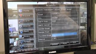 How-To Set Up Email notification  for Lorex Eco Series Security DVR