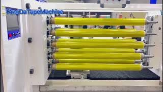 #maskingtape #pvcelectricaltapemachine #pvctapemachine  #doublesidedtapecuttingmachine