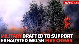 Military Drafted To Support Exhausted Welsh Fire Crews