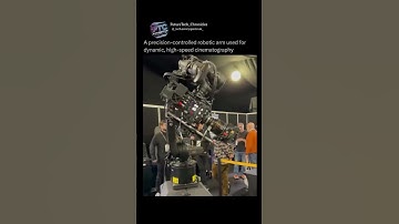 A precision-controlled robotic arm used for dynamic, high-speed cinematography#viralvideo #shorts