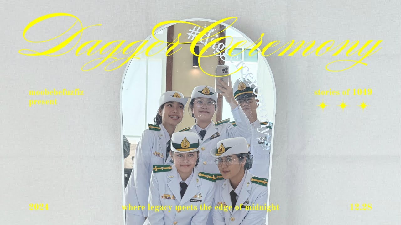 One day Vlog 🧘🏻‍♀️ | 1 วันของนักเรียนแพทย์ทหารในพิธีฉลองกระบี่ “Dagger Ceremony PCM49” 🗡️⚡️