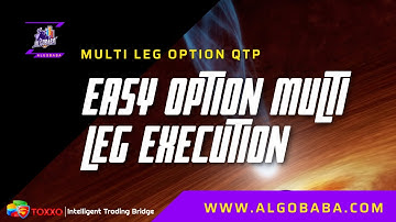Options Quick Trade Panel, Multi Leg Strategy Executor from Your Favorite Chart
