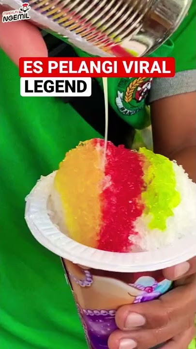 ES PELANGI VIRAL LEGEND | MADIUN NGEMIL | KULINER INDONESIA | JAJANAN LEGEND