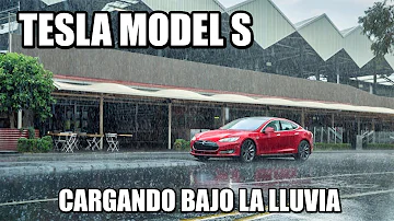¿Puede llover sobre un Tesla mientras se carga?