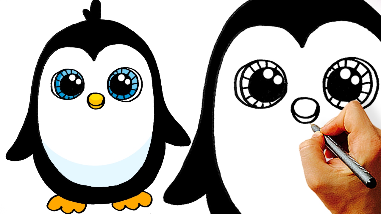 Penguin Drawing For Kids / Today we will show you how to draw dr.