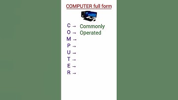 🔥COMPUTER full form🔥 #shorts #math #learning