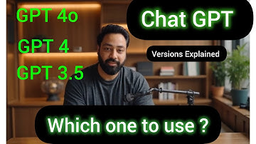 Chat GPT | “GPT-3.5 vs GPT-4 vs GPT-4o – Which ChatGPT Version is Best?” | @vikas_ai_studio