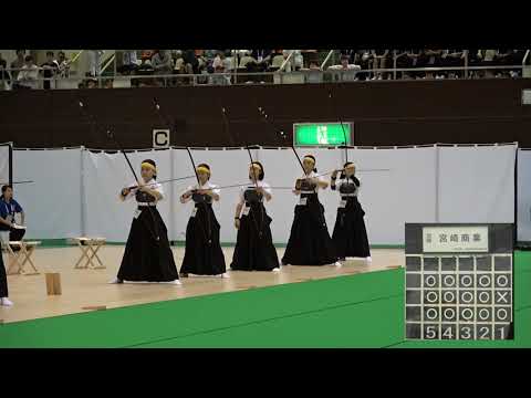 2019年IH 弓道 女子 団体 決勝 宮崎商（宮崎）