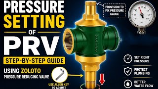 PRV valve pressure setting | ZOLOTO VALVES 