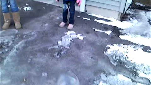 Frozen Soap Bubble