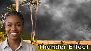 Thunder and Cloud Effect Video In Capcut PC video editing