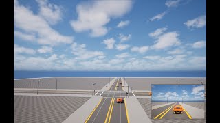 Unreal Engine 5.7 - Testing mcSimpleTrafficSystem with CityBLD (early preview) - Part 1 - 4K