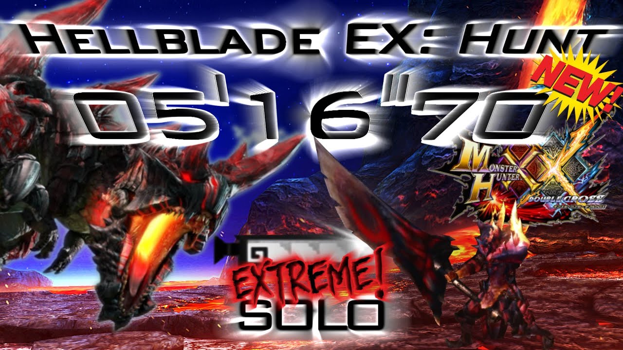 MHXX - Hellblade Glavenus EX【5'16"70】Solo Brave Heroics Great Sword【Citra】