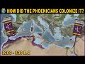 How did the phoenicians colonize the mediterranean sea