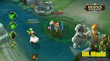 Hero Ability Showcase : Dr.Madd | Heroes Evolved