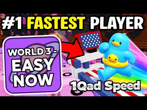 I GOT 1 *QUATTUORDECILLION* SPEED and BEAT ALL OF WORLD 3 in +1 KEYBOARD ESCAPE...
