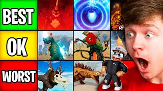 Ranking Every Kaiju In Kaiju Universe In Roblox