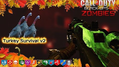 Turkey Survival V2 🦃 | BO3 Custom Zombies (Thanksgiving Map)