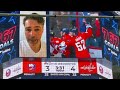 Alex Ovechkin goal #767 to pass Jagr (with crowd reaction and post-game interview w/ subs)