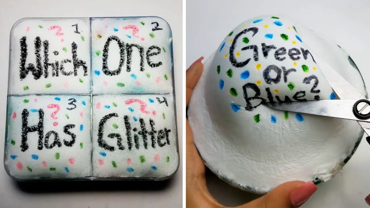 Guess The Color Slime Challenge l Most Satisfying Slime ASMR Compilation 2019
