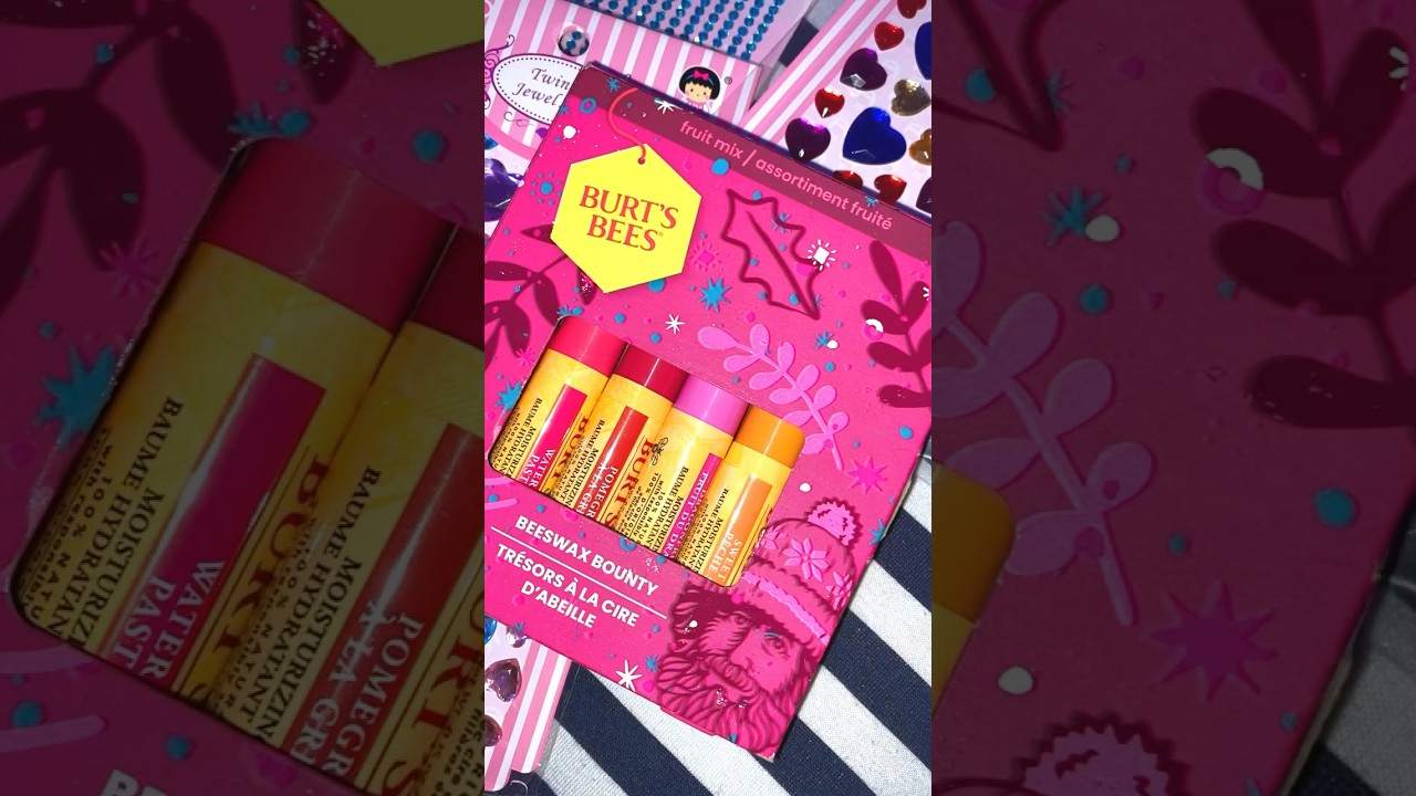 Burt’s Bees Lip Balm Fruit Mix Beeswax Bounty Collection 
