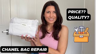 Watch for all the details on my Chanel Bag Repair - Price, Quality, Timeline
