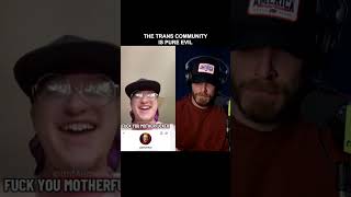 This Transgender DEMON celebrating the murder of Charlie is the epitome of the evil...