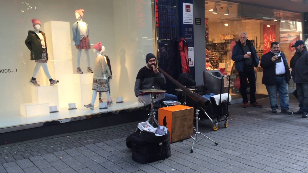 One Man Band at Cologne Carnival, Germany