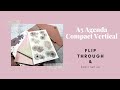 Compact Vertical Agenda | In Bloom | Very Basic Set Up | Flip Through | Erin Condren A5 Vertical