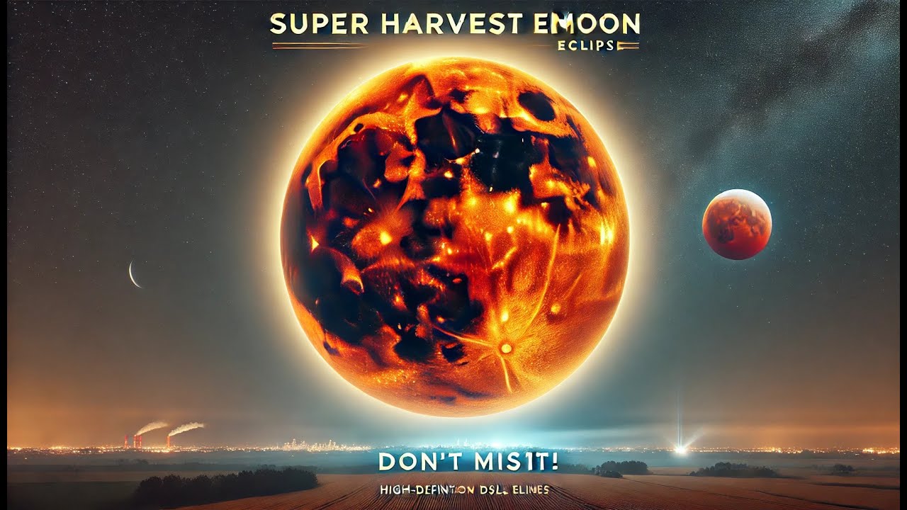 Super Harvest Moon Lunar Eclipse - YouTube