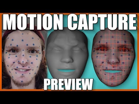 Blender 2.8 Facial motion capture tutorial preview