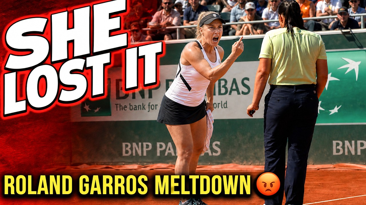 She SLAMMED Her Racket at the Umpire, Then LOST the Match