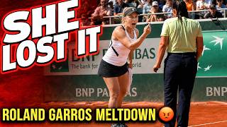 She SLAMMED Her Racket at the Umpire, Then LOST the Match