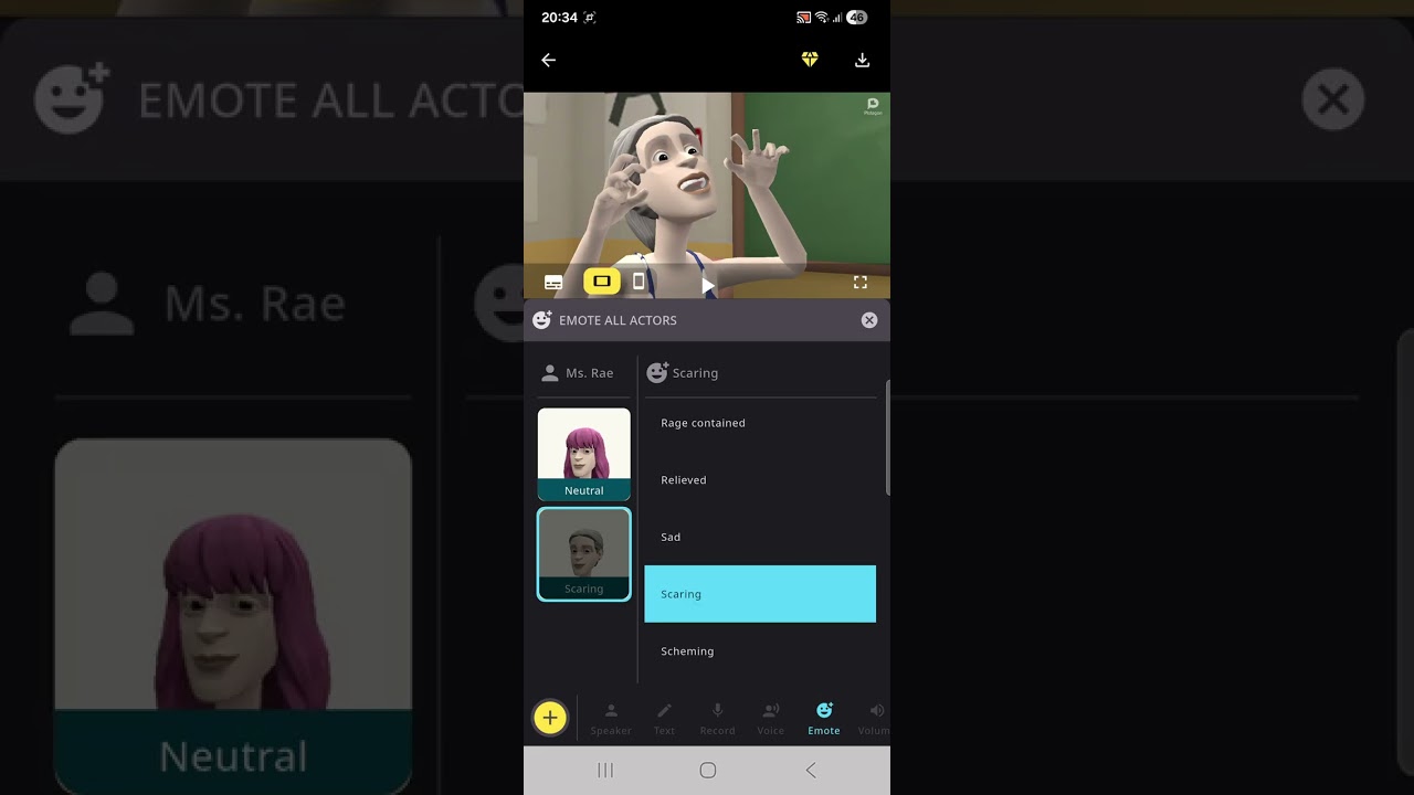 Behind the Plotagon Studio: Baby Rosalina Jacks gets an A+