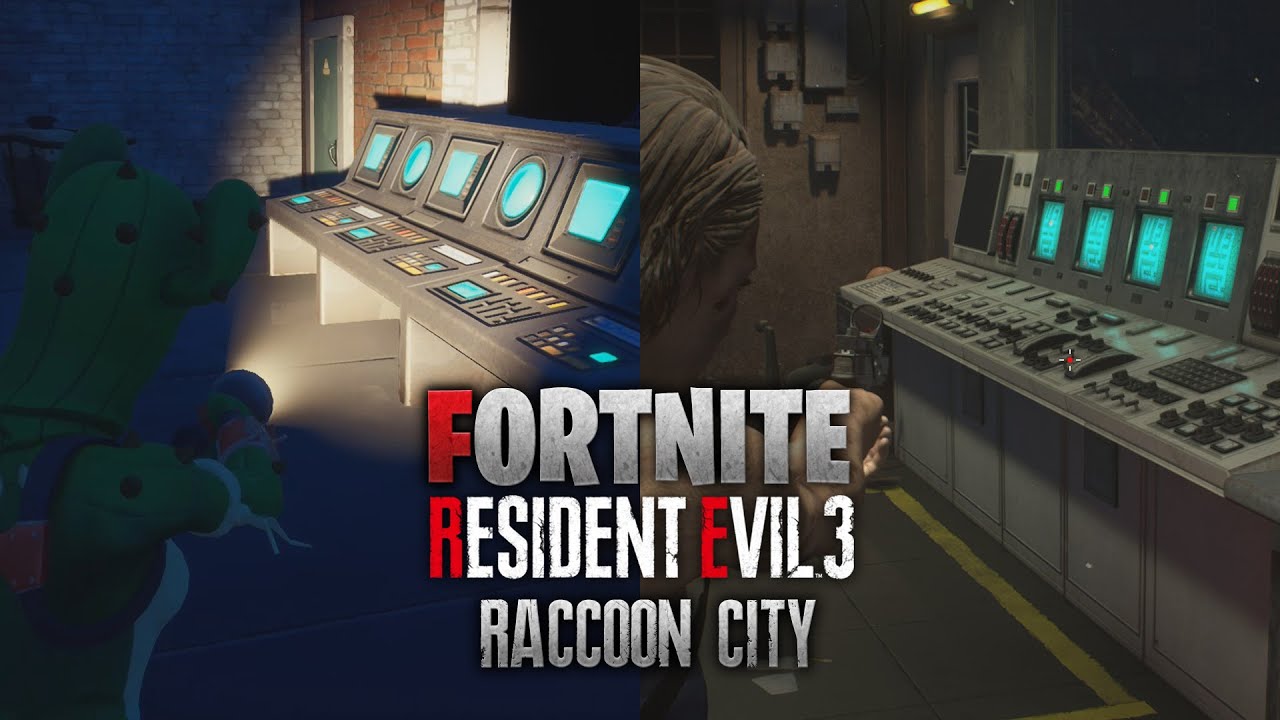 FORTNITE RESIDENT EVIL 3 REMAKE MAP RACCOON CITY V.3 YouTube