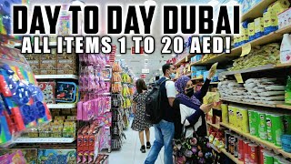 [4K] Super Cheap Shopping at DAY TO DAY Deira DUBAI Branch! Showing Items & Prices!