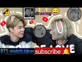 How to draw BTS members ideas||🥰🇰🇷10 +BTS drawing ideas|I love BTS#yo#bts #ideas #longvideo#tending 