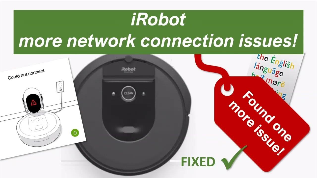 Roomba 600 800 WiFi setup troubleshooting