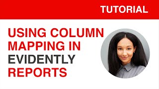 Using column mapping in Evidently reports