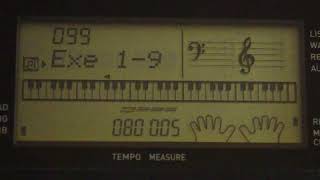 Casio Demo Songs - 099 EXERCISE 1-9