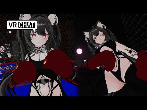 Rock and roll girl go's full metal VRchat POV BOXING