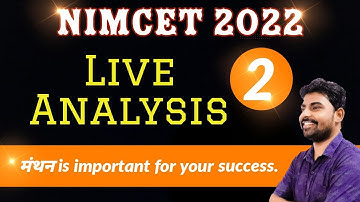 NIMCET Practice Questions Analysis Manthan 2 - Best NIMCET Test Series by Aspire Study