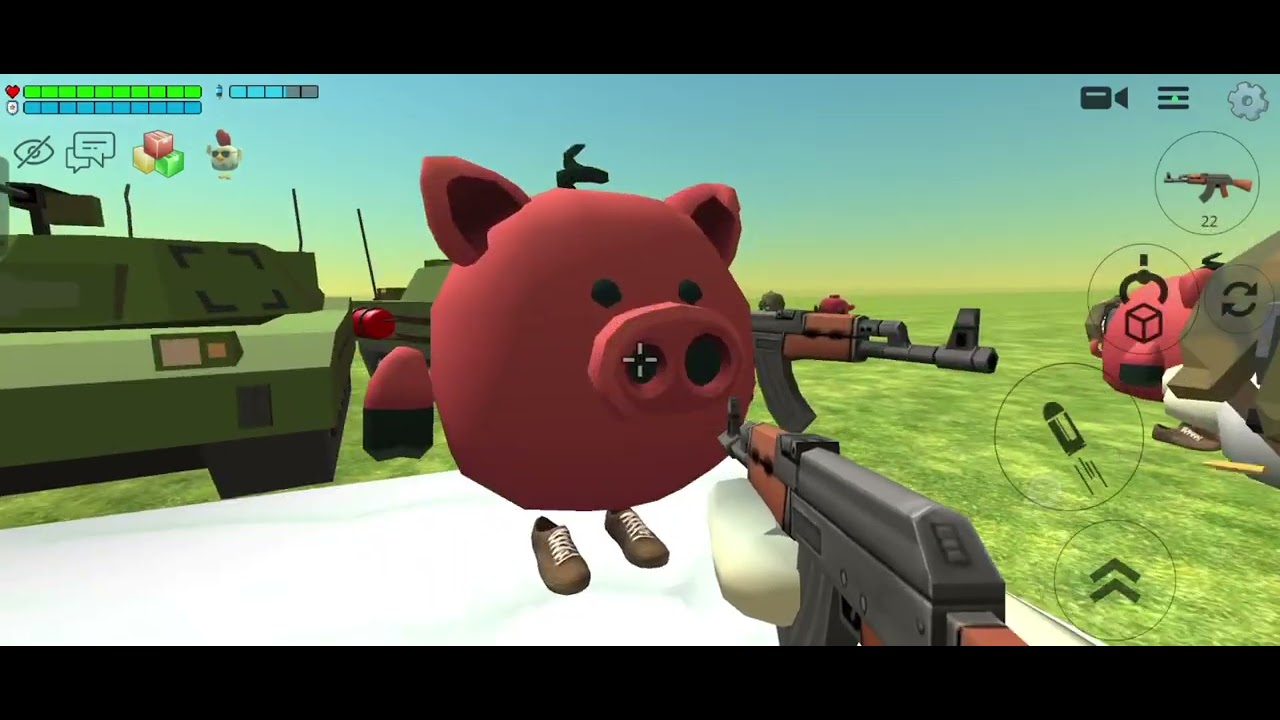 Деревня в чикен ган 30 серия (нападение 😰🤬😭) 