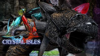 ARK: Crystal Isles - MAX LEVEL Doedic & Anky Tame! Metal Cave Run! & A New Artefact [ARK DLC - EP07]