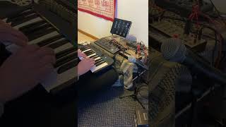 Rock Band 3 Keytar and Donner B1 Bass Synth Jam