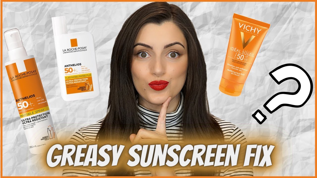 HOW TO MATTIFY A GREASY SUNSCREEN Oily greasy SPF To Matte non greasy HOW TO MATTIFY A GREASY SUNSCREEN Oily greasy SPF To Matte non greasy