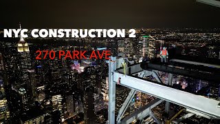 JP Morgan Chase Building Construction Aerials (update) 270 Park Avenue, New York City USA