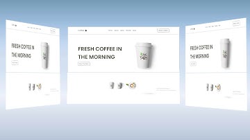 Create Coffee Website With Animations | HTML and CSS Projects